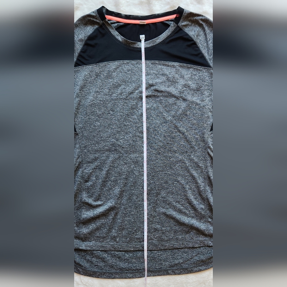 C9 by Champion Fitted Gray and Black Long Sleeve Top - Picture 8 of 9